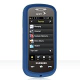 Premium Soft DARK BLUE Durable Rubber Silicone Skin Case for Samsung Instinct S30