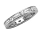 2.10 cttw Karina B(tm) Baguette and Round Diamonds Eternity Band LIFETIME WARRANTY