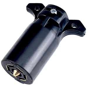 Reese Towpower 74127 Plastic 7-Way Flat Blade Trailer End Connector by Reese
