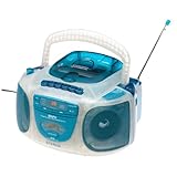 GPX C991CT Blue CT CD AM/FM Stereo Cassette Recorder