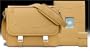 17" MacCase Premium Leather MacBook Shoulder Bag/ Sleeve /iPod Set - Tan