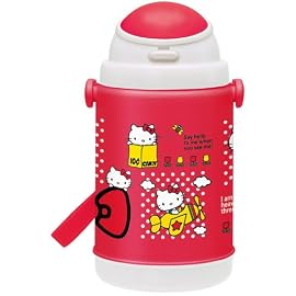 ハローキティ(レッド) 保冷ストローホッパー400ml SHH4