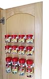Evelots Spice Gripper Clip Strips, Kitchen, Multi-Use, Holds 12 Spices, Set Of 3