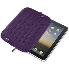 Belkin Pleated Sleeve for iPad - Plum (Compatible with New Apple iPad 3rd Generation HD)