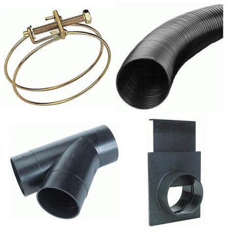 Childrens Toyshop  Tools & Hardware : Jet 4" Dust Collection Accessories