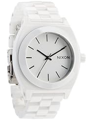 Nixon Ceramic Time Teller Watch White, One Size