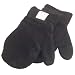 The Happy Company Microwaveable Therapeutic Cozy Mitts, Black, Small