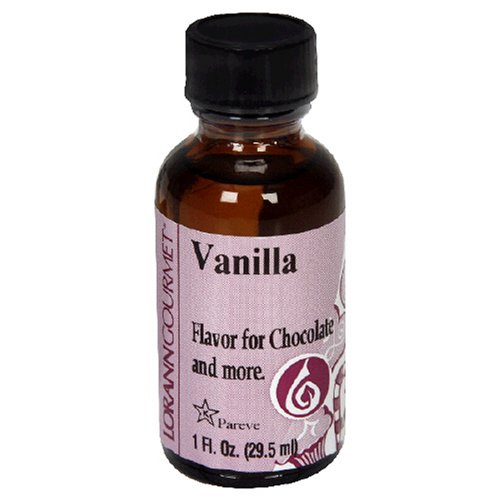 LorAnn Oil-Soluble Flavors for Chocolate, Vanilla Oil, 1-Ounce Bottles (Pack of 4) by LorAnn Oils