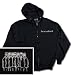 BEAR Vs. SHARK - Pentagram - Black Zip Up Hoodie