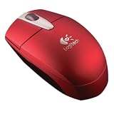 Logitech Cordless Optical Mouse for Notebooks (Red)