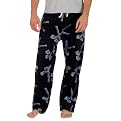 Grandma Pants Fleece Hockey Sleep Pants - Black