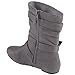 Journee Kids Girls Buckle-Strap Suede Boots