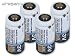 Four 3 Volt Lithium Batteries For Your Mach RC Airship