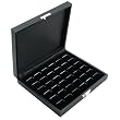 Wide Slot Jewelry Ring Display Storage Case Holds 36 Rings- CBC36