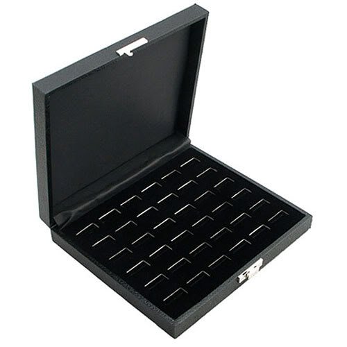 Wide Slot Jewelry Ring Display Storage Case Holds 36 Rings- CBC36
