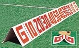 Budget Collapsible Sideline Markers Red on White, set of 11 by Olympia