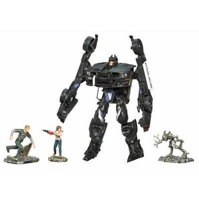 Childrens Toyshop  Toys : Transformers Movie Screen Battles First Encounter(Barricade,Frenzy,Mikaela & Sam Witwicky)