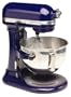KitchenAid KV25GOXBU Professional 5 Plus 5-Quart Bowl Lift Stand Mixer, Cobalt Blue