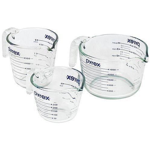 Pyrex Prepware 3-Piece Measuring Cup Set
