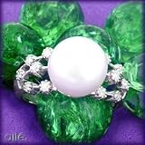 14K Freshwater Pearl & Diamond Starlight Ring