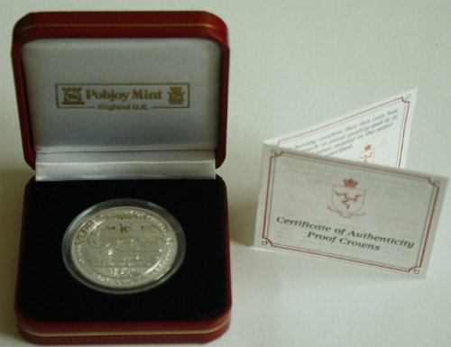 2005 Isle of Man 20th Proof Sterling Silver Nelson's Funeral Coin-image