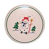 Pfaltzgraff Snow Village Economy Burner Covers, Set of 4