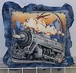 Lionel Train Zippered Pillow with 16" Pillow Form