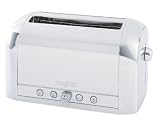 Magimix 4 slice toaster polished with brushed s/steel centre panel