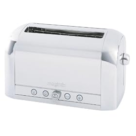 Magimix 4 slice toaster polished with brushed s/steel centre panel