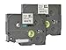 2pk Onirii Black on White Tape Cartridge (Tz-231,tz231,tze231), 12mm Wide X 8m Length 1/2,compatible Brother P-touch Printers