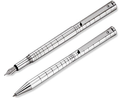 Füllhalter und Kugelschreiber Set XETRA 925er Sterling Silber
