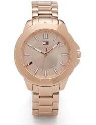 Tommy Hilfiger Womens 1781414 Analog Display Quartz Rose Gold Watch