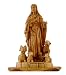 Christ the Good Shepherd olive wood Statue - Museum quality ( 12 inches high )