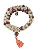 Meditation Energy Mala Beads Sandalwood Crystal Ruby 108+1 Japamala