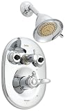 Bath Faucet with Dual-Spray Showerhead