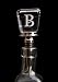 Monogram Glass Wine Stopper - B