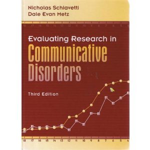 Evaluating Research in Communicative Disorders
