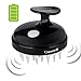 H01B Handheld Hair Massager, 2 Mode Soft Vibration Comb Scalp Massage for Deep Hair Clean and Head Muscle Relax, Battery Powered - Black