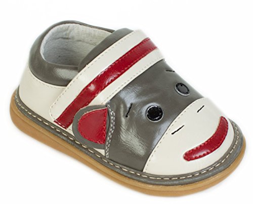 Wee Squeak Animal Toddler Squeaky Shoes with Removable Squeaker