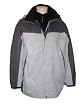 Mens Pulse Big Sizes 3in1 Ski Snowboard Coat Jacket Parka, Grey/Charcoal 2xl 3XL 4XL