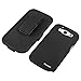 For SamsungGalaxy S III 3/Galaxy S3/i9300 Hard Case + Holster with Stand Black