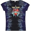 Bon Jovi Tie Dye t-shirt Juniors / Womens 'Dagger Tattoo'
