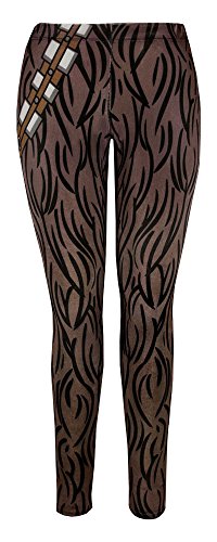 Star Wars Chewbacca Juniors Brown Velvet Leggings