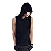 FINEJO Fashion Men Korean Beach Sports Casual Hoodie Sleeveless Cap Shirts To...