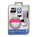 KONNET Charge and Sync Cable for iPad, iPhone 4, iPhone 3Gs, iPhone 3G, iPhone, iPod and KONNET iCrado Rainbow, iCrado Plus (Two-in-One Pack, Black / White)