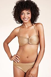 Autograph Ruched Bandeau Bikini Top