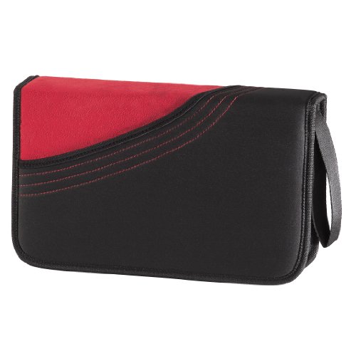Hama CD Tasche Dynamic 64 schwarz/rot Preisvergleich