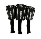 Oakland Raiders 3 Pack Mesh Longneck Headcover Set