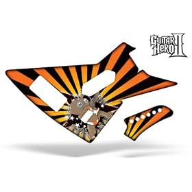 Guitar Hero 2 Faceplate Skin Xbox 360 - (Xplorer Guitar) Ragdoll Orange
