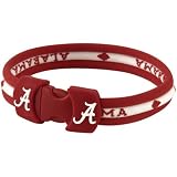 NCAA Alabama Crimson Tide Titanium Sport Bracelet